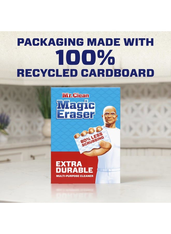 Mr Clean Magic Eraser, All Purpose Cleaner, Cleaning Scrubber, Wall Cleaner, Sneaker Cleaner, Kitchen, Bathroom, Shower Cleaning Supplies, Melamine Sponge, Cleaning Pads, Extra Durable, 7ct - Image 4